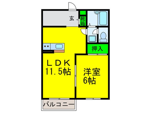 モアクレスト友の物件間取画像